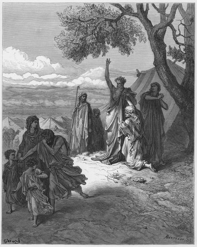 Noah cursing Canaan by Gustave Dore